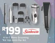 Sunbeam 4-In-1 Mens Grooming Kit SGK-4000-Per Kit
