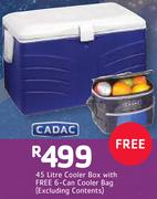 Cadac 45Ltr Cooler Box With Free 6 Can Cooler Bag