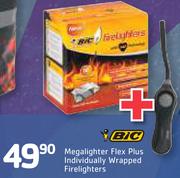 BIC Megalighter Flex Plus Individually Wrapped Firelighters
