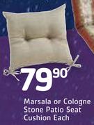 Marsala Or Cologne Stone Patio Seat Cushion-Each