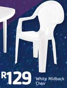 White Midback Chair