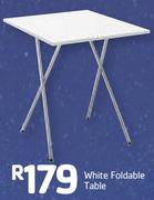 White Foldable Table
