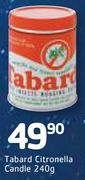 Tabard Citronella Candle-240g