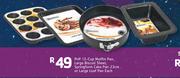 PnP 12 Cup Muffin Pan,Large Biscuit Sheet,Springform Cake Pan-23cm Or Large Loaf Pan-Each