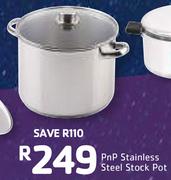 Pnp Stainless Steel Stock Pot