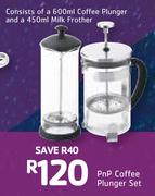 Pnp Coffee Plunger Set