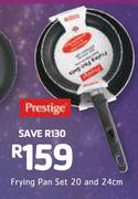 Prestige Frying Pan Set-20 & 24cm