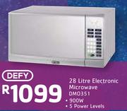 Defy 28ltr 900W Electronic Microwave DMO351