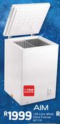 AIM 130ltr White Chest Freezer ACF110