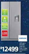 Samsung 650ltr Metallic Side-By-Side Fridge RSAWHMG1/XFA