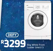 Defy 6kg White Front Loader DAW373