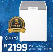 Defy 150ltr White Chest Freezer DMF447