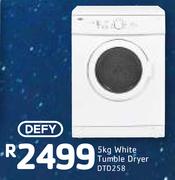 Defy 5kg White Tumble Dryer DTD258