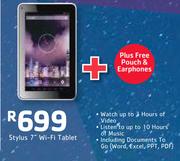 Stylus 7" Wi-Fi Tablet