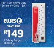 Ellies 12-Way Surge Multiplug