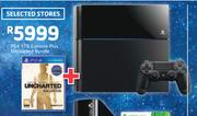 PS4 1TB Console Plus Uncharted Bundle