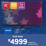 Samsung 40"(101cm) Full HD LED TV UA40H5003