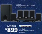 Blaupunkt 5.1 DVD Home Theatre System HT1B1013