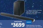 Samsung 300W Wireless Soundbar With Subwoofer HW-J450/XA