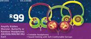 Amplify Kiddies Monster,Butterfly Or Rainbow Headphones AM2006/MM/MF/MU-Each