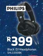 Philips Black DJ Headphones SHL3300BK