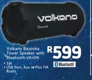 Volkano Bazooka Tower Speaker With Bluetooth VB-SPK