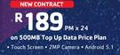 Vodacom 2x10" Tablet Deal-On 500MB Top Up Data Price Plan