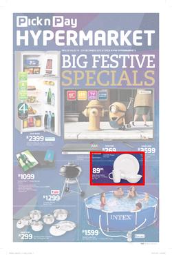 Pick n Pay : Special (14 Dec - 27 Dec 2015), page 1
