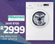 Hisense 6Kg White Front Loader WFE6010