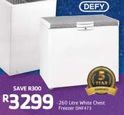 Defy 260Ltr White Chest Freezer DMF473