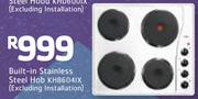 KIC Built In Stainless Steel Hob KHB6041X