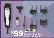 Wahl Homepro Basic Hair Clipper Set-Per Set