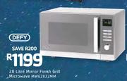 Defy 28ltr Mirror Finish Grill Microwave MWG2822MM