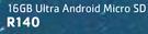 SanDisk 16GB Ultra Android Micro SD
