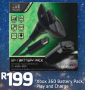 Xbox 360 Battery Pack, Play And Charge