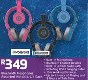 Polaroid Bluetooth Headphones Assorted PBH4001/2/3-Each