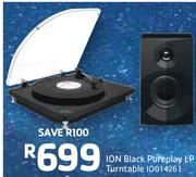 Ion Black Pureplay LP Turntable 