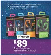 Polaroid Sport Earphones Assorted PHP742-Each