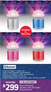 Blaupunkt Disco Bluetooth Speaker With LED Lights Assorted-Each