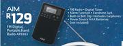 Aim FM Digital Portable Hand Radio AR9383