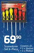 Screwdriver Set 6 Piece