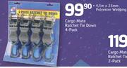 Cargo Mate Ratchet Tie Down 4 Pack