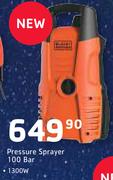 Black & Decker Pressure Sprayer 100 Bar 1300W