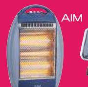 Aim 1200W 3-Bar Halogen Heater AHH8