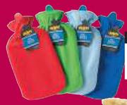 Dejay Fleece Hot Water Bottle Assorted-Each