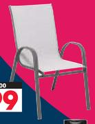 Yotrio Steel Textilene Grey Or Green Chair-Each