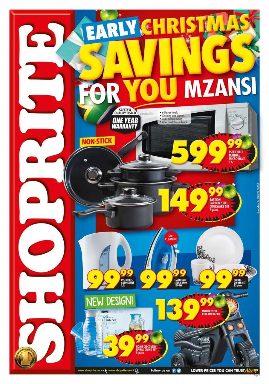 Shoprite KZN Early Christmas Savings (23 Oct 05 Nov 2017) — m