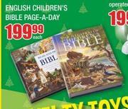 English Children`S Bible Page-A-Day-Each