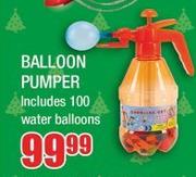 Balloon Pumper With 100 Water Balloons