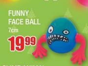 Funny Face Ball 7cm-Each 